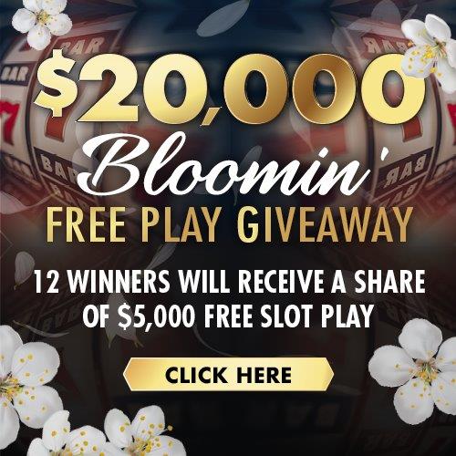 Golden Nugget - Bloomin' Free Play Giveaway